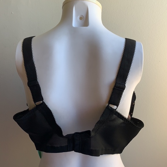 Bridget Black Banded NWT Bra Goddess 34K - Picture 7 of 12
